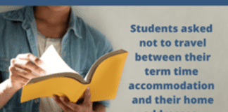 Coronavirus firebreak: students reminded not to travel