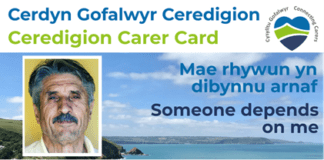 Carer Cards launched in Ceredigion