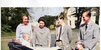 Seven Classic Royal Family Christmas Cards Reimagined in Colou