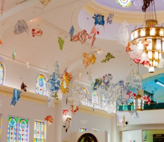The Collector Robert B. Feldman Donates Major Aerial Sculpture Installation by Mira Lehr to the Jewish Museum of Florida-FIU