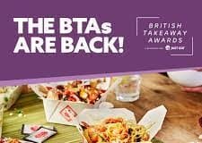 British Takeaway Awards Opens For Public Vote as 70% have used takeaways to cheer themselves up