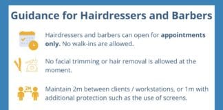 Guidance for hairdressing and barbering businesses