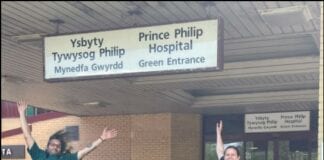 Staff raise funds for a reflection garden at Prince Philip Hospital