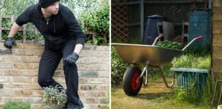 ONE IN 10 GARDENS BROKEN INTO IN THE UK