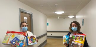 Hywel Dda Health Charities on items purchased for SCBU, Glangwili Hospital