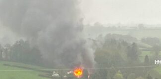 Nant y Bwla Garage Fire