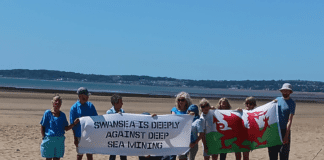 Greenpeace Swansea exposes little known threat of deep sea mining ahead of World Oceans Day