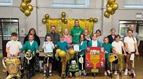Ty’n y Wern Primary School achieves the ‘Active Journeys Gold Award’