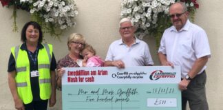 Caerphilly County Borough food waste recycler awarded £500!