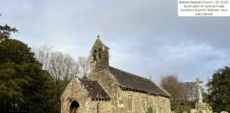 Good news for St Aeddan church, Bettws Newydd, as rotting roof repair gets funded