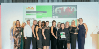 CCBC’s Catering Team win the LACA Wales Region Innovation Award