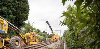 Llwybrau trên ar gau yn ystod hydref ar gyfer gwaith Metro De Cymru