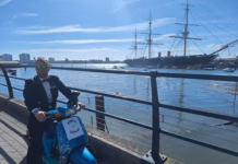 Veteran Completes 550-Mile Ride On 30 Mph Moped In Support Of AlabaréGiving Back To ALABARÉ For Helping A Friend